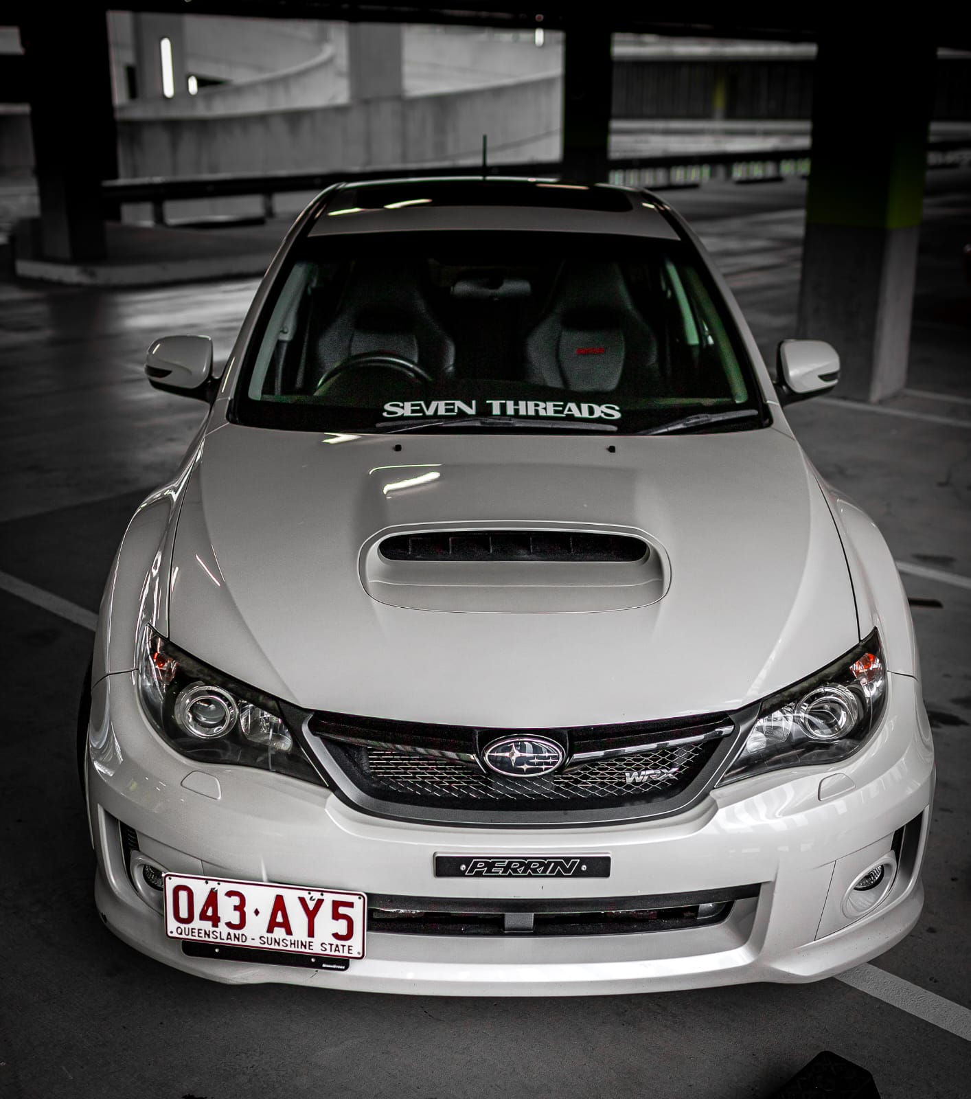 Seven Threads Banner - White