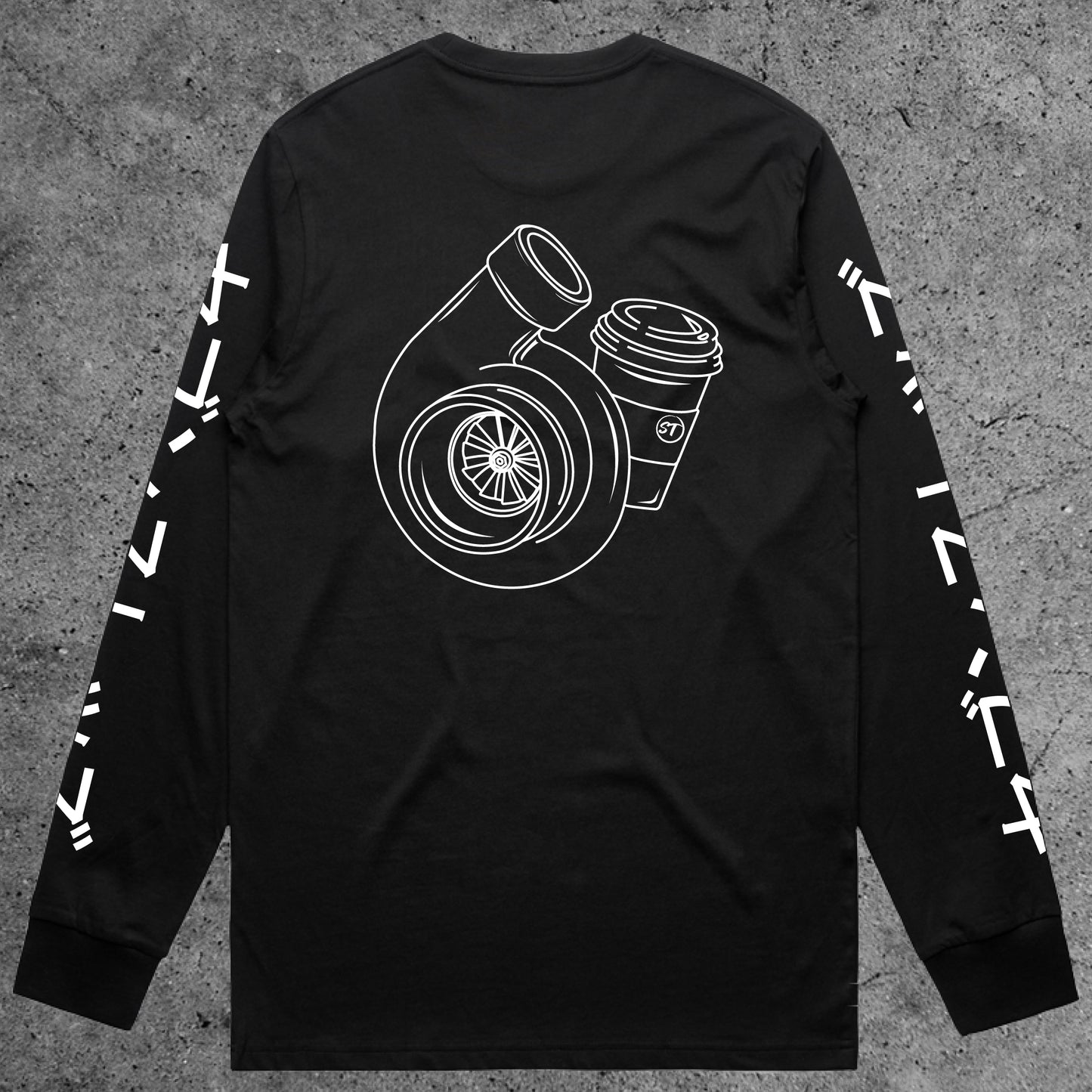 ST Racing Long Sleeve Shirt - Turbos & Coffee