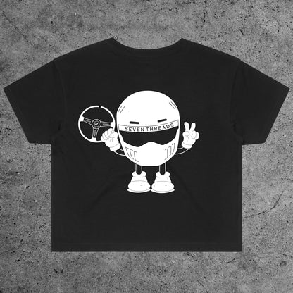 Racing Man Women's Cropped T-Shirt